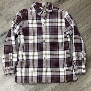 Quilted shirt jacket